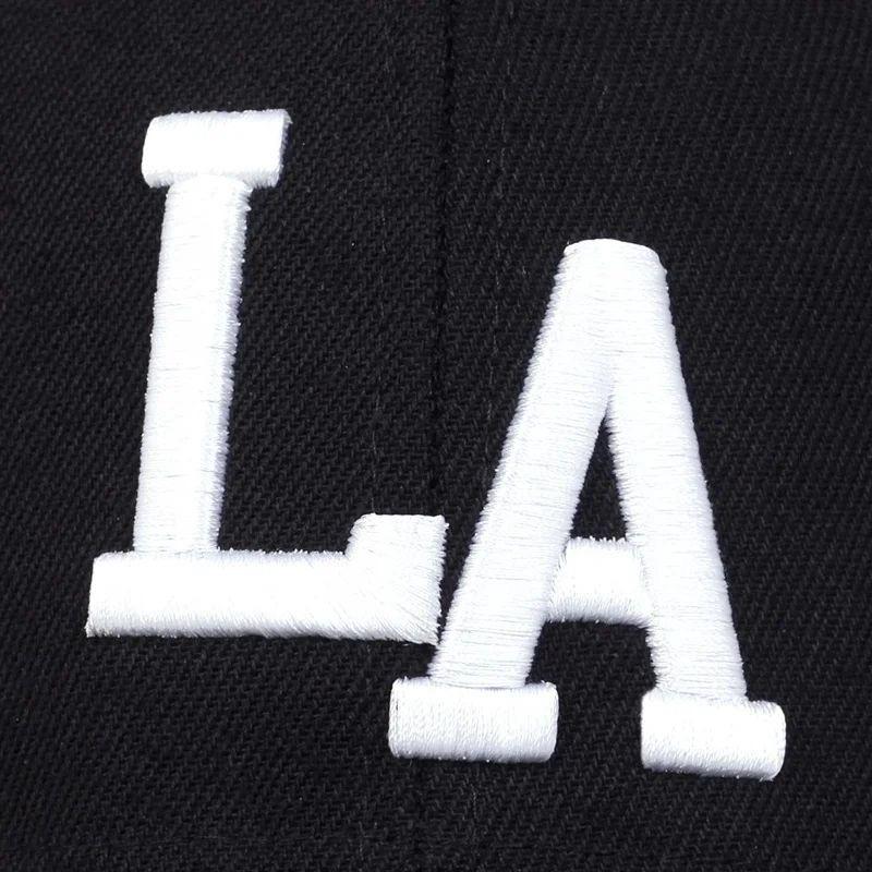 Unisex LA Leter Embroidery Snapback Baseball Caps Spring and Autumn Outdoor Use izable Fit Everyday Hats Sunscreen Hat