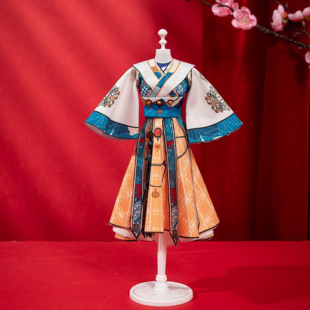 Skirt Princess Toy Outfit Dress Doll's Dress Material Doll's Hanfu Clothes DIY Kit  DIY Toys