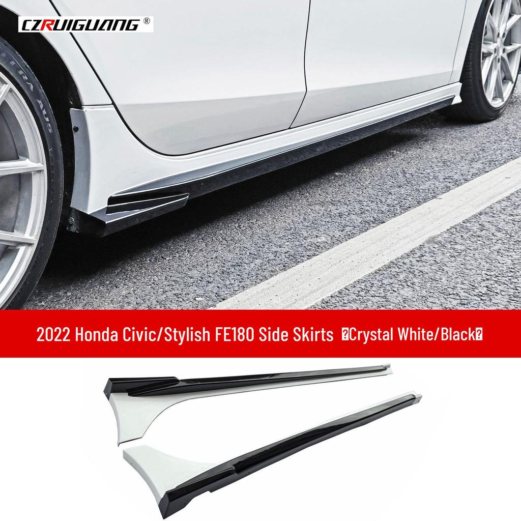 Kompatible Seitenschweller, Heckspoiler, Heckdiffusor, Seitenlüftungsgitter und Frontlippe für 2022 11. Generation Civic Type R FE180