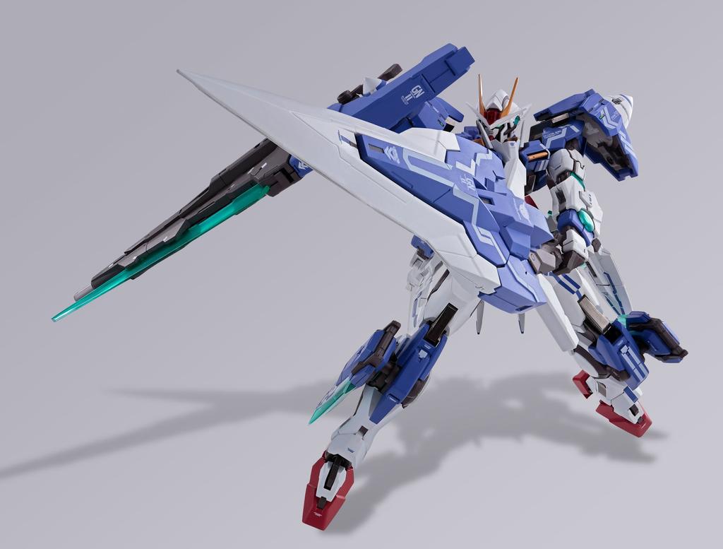 TAMASHII NATIONS METAL BUILD Mobile Suit Gundam 00 Gundam Seven Approximately 180mm ABS PVC Diecast Painted Movable Figure Sword/G & &