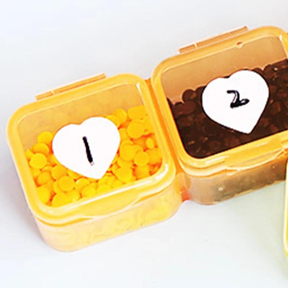 3000 Pieces Diamond Art Stickers White Blank Labels Self Adhesive Name Number Labels Art Accessories for 5D DIY Diamond Painting