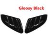 Par Bakspeildeksel Glanssvart/Karbonfiber Sidespeildeksel For Honda Civic 10. 2016 2017 2018