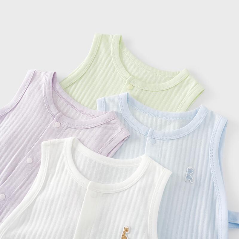 TONGTAI Infant Sleeveless Pure Cotton Pipa Romper