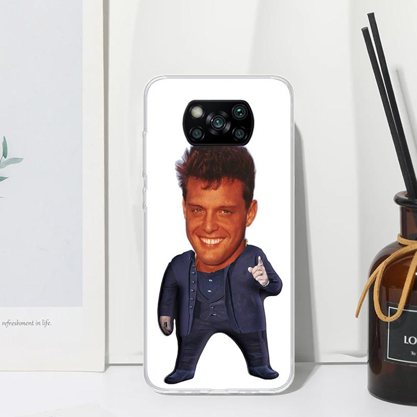 L-Luis M-Miguel Singer Phone Case For Xiaomi Poco X7 X6 X5 M7 M8 Pro F7 Ultra Redmi 15C 15 13C 13 12C 12 10 10C 10A Art Fundas P