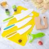 Children's Kitchen Knives, Children's Cooking Set, Toddler Kitchen Set - Toddler Kitchen Accessories, Children's Cutting Board Set, Montessori Kitchen