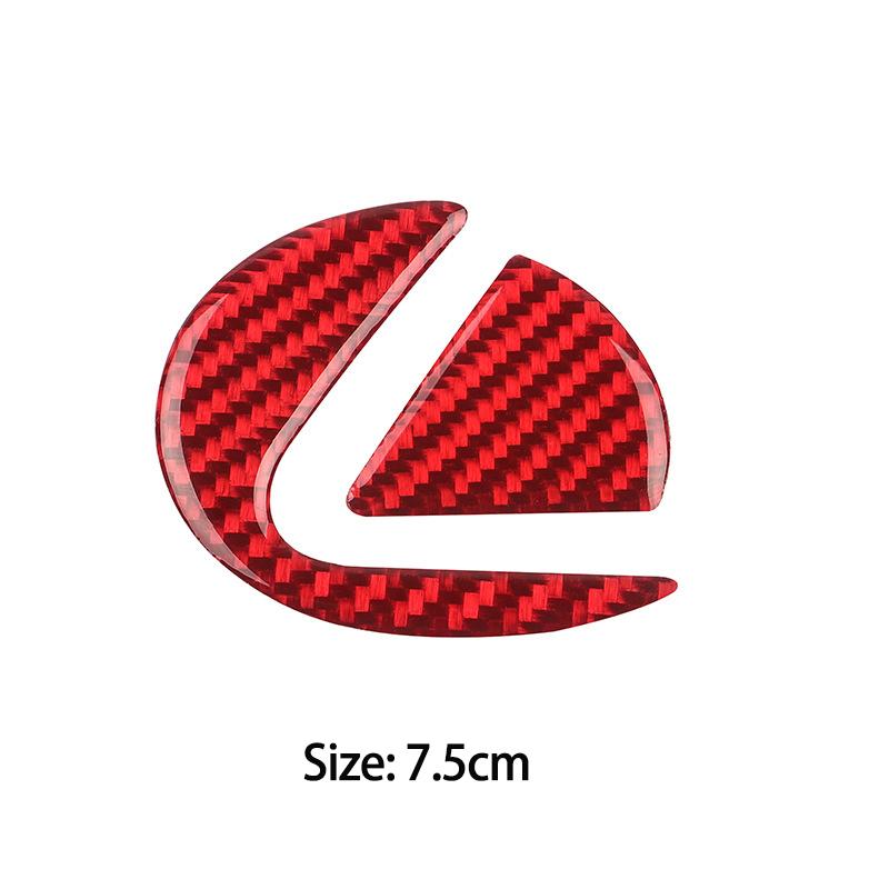 Lexus Car Sticker Carbon Fiber Steering Wheel Decorative Sticker For RX330 IS250 Ct200h ES300h RX350 IS300h NX300h RX400h ES350