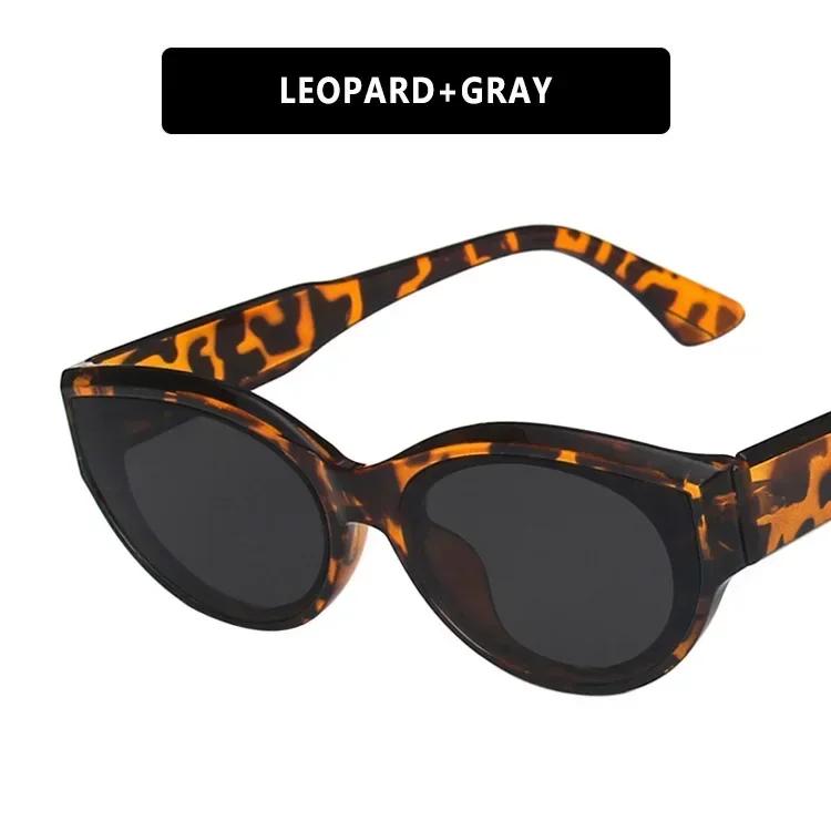 Retro Oval Large Frame Anti-Ultraviolet Sunglasses  New Hip-Hop Sunglasses Female Senior Sense Of Street Fashion Sunglasses