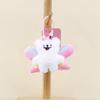 Love Butterfly Wings Maltese Keychain Cute Backpack Decorative Doll Pendant