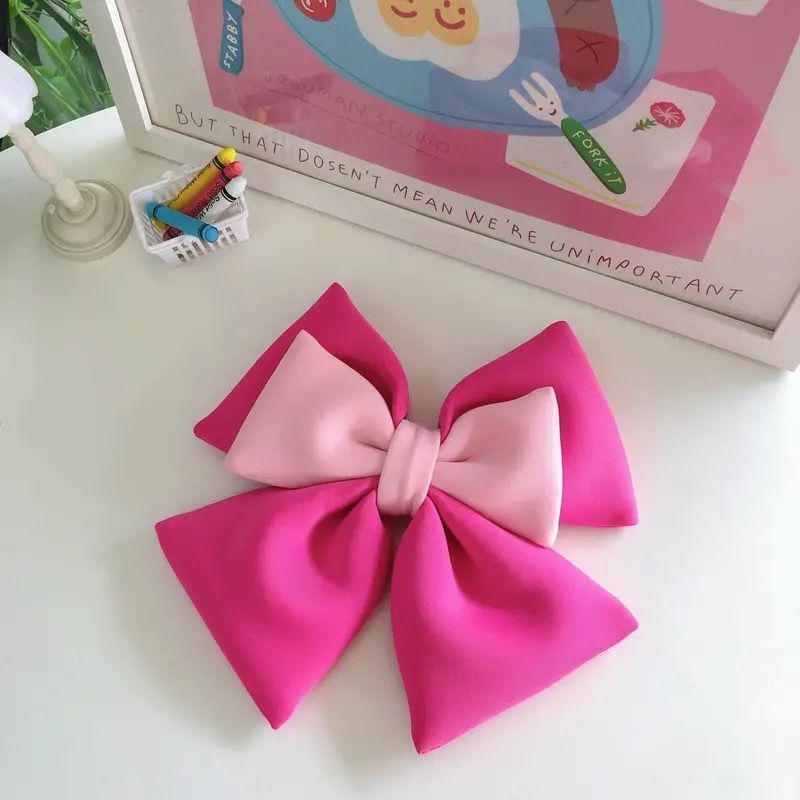 Luna Sunny Day Cute Two-Tone Electric Vehicle Bow & Sticker Accessories