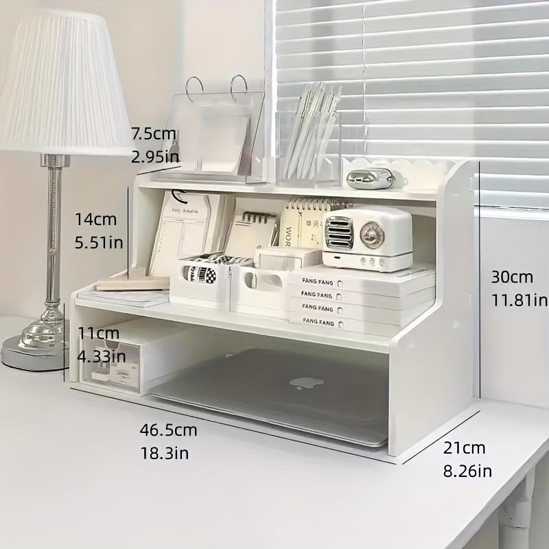 [Double-Layer Organizer]Office Cosmetics, Stationery, Books, Storage and Organizing Rack