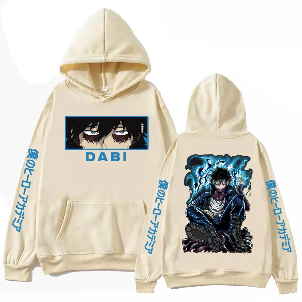 Anime My Hero Academia Dabi Hoodie Harajuku  Pullover Tops Man Woman Sweatshirt Fans Gift