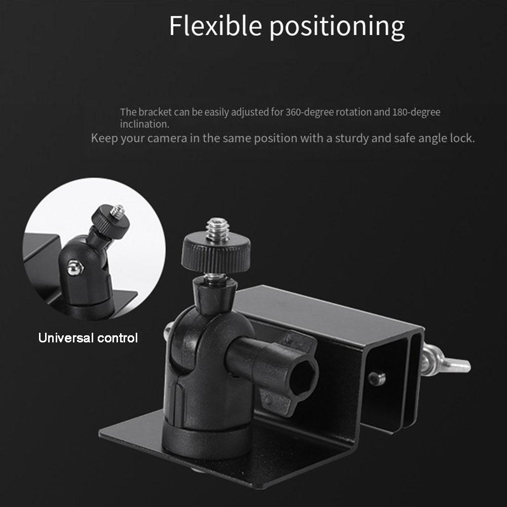 Black Monitoring Bracket For SecurityCameras Mount Bracket
