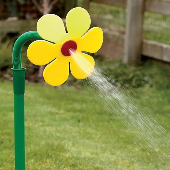 Dancing Flower Water Sprinkler Crazy Flower Sprinkler with Spike 360-Degree Rotating Lawn Sprinkler for Yard Watering Garden Irrigation Kids
