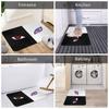 Anime Narutos Sharingan Eyes Doormat Anti-Slip Bath Kitchen Mat Bedroom Balcony Door Floor Entrance Carpet Rug