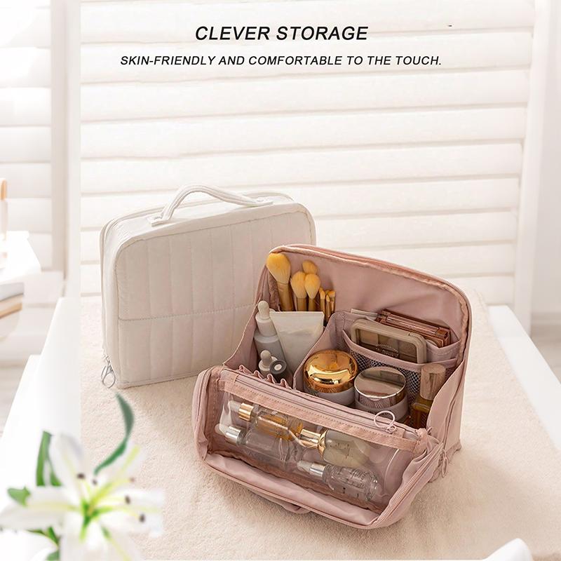 Magnetic Stand-up Makeup Bag Portable Toiletry Pouch