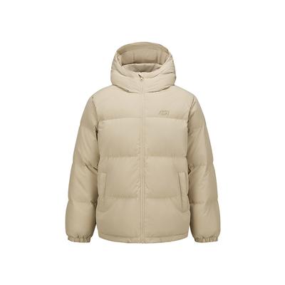Skechers Loose Solid Color Hooded Down Jacket Unisex Outerwear L425U130-0046