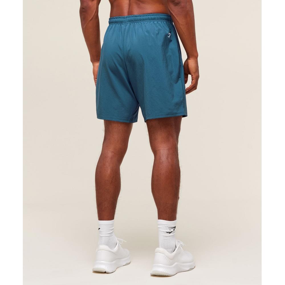 GymShark S C graphiC 7 ShortS SuCCeSS Blue a2C2q Udbq