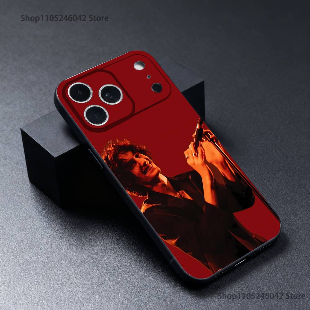 singer S-Sombr Wear-resistant Phone Case For iPhone 17,16,15,14,13,12,11,Pro,XS,Max,XR,Plus,E,SE4,Mini Black Soft Cover