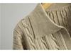 Women's Cable Knit POLO Collar Sweater & Skirt Set - Autumn/Winter 2025 Age-Reducing Style