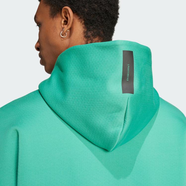 adidas Z.N.E. True Healing Series FW24 Black Label Water-Resistant Sports Casual Hooded Jacket Men Jacket Green JD6441