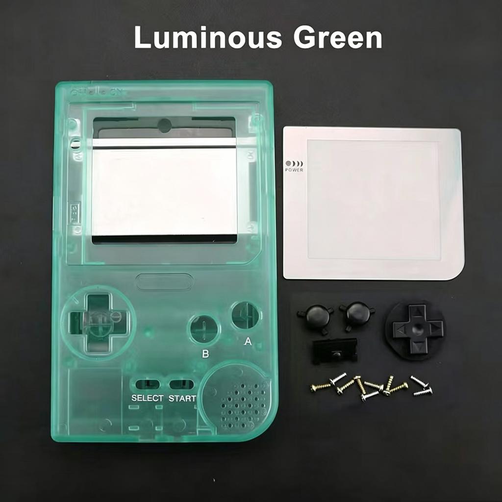High Quality GBP Housing Shell with Buttons Conductive Rubber Pad Lens Kits for Gameboy Pocket GBP Screen Gaming Case