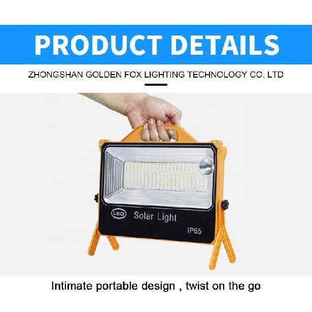 100W 200W 5 Modes With Usb Flash Light Ports Charge Mobile Devices Portable Work Lamp Solar Camping