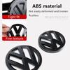 W122Emblems For VW Volkswagen Car Sticker Car Front Radiator Grille Badge Cover Rear Trunk Lid Sticker For VW GTI Polo Golf MK6 MK7