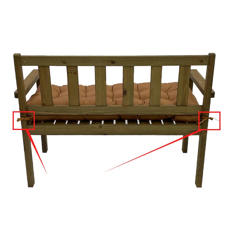 3 Seater Home Garden Lounger Bench Cushion Outdoor Patio Park Swing Chair Cushions Classic Solid Color Long Pillow Cushions