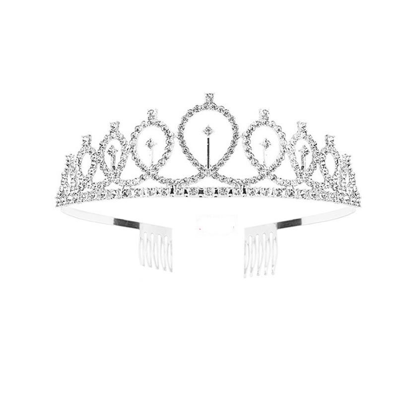 Set de Corona Brillante con Correa para el Hombro y Diadema para Niñas Cumpleañeras