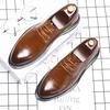 Newestbreathable Black Men Pointed Oxford Shoes Male Business Dress Footwear Soft Leather Men Flats Casual Office Leather Shoes 2A