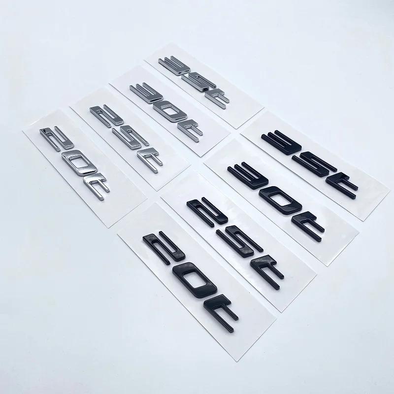 Letter Emblem Chrome Glossy Black ABS 3.0 5.0 V6 V8 20T 25T 30T 35T for Jaguar XJ F-TYPE F-PACE E-PACE Badge Fender Trunk Logo