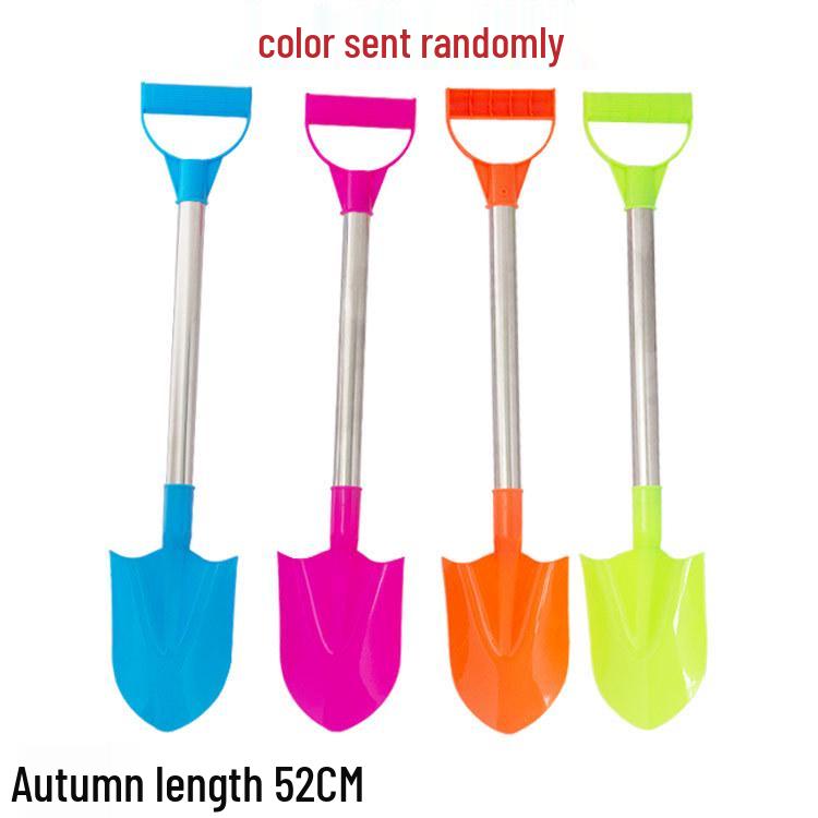 Large Stainless Steel & Plastic Beach Shovel for Kids