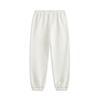 Li Ning Sports Lifestyle Series Casual Cuffed Logo Knitted Sweatpants Women Bottoms Champagne-White AKLV132-1