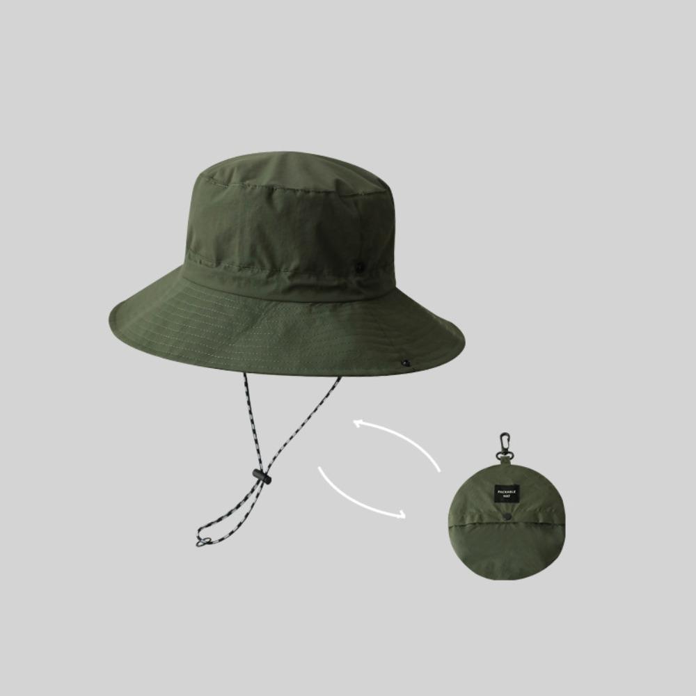 Waterproof Foldable Bucket Hat UPF 50+ Anti-UV Sun Hats Portable Wide Brim Sun Hat  for Men Women