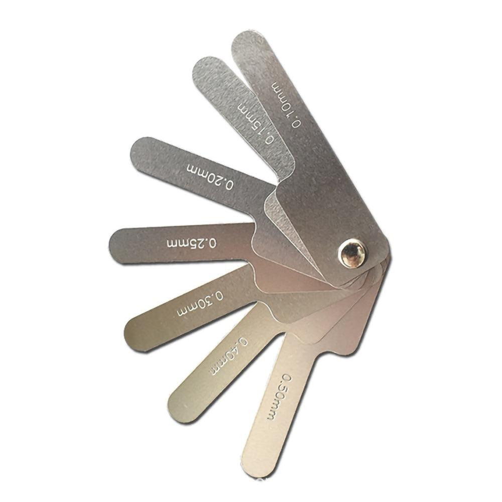 7 Blades Tooth Gap Measuring Tool Stainless Steel Orthodontic Gap Ruler  Dental Clinic
