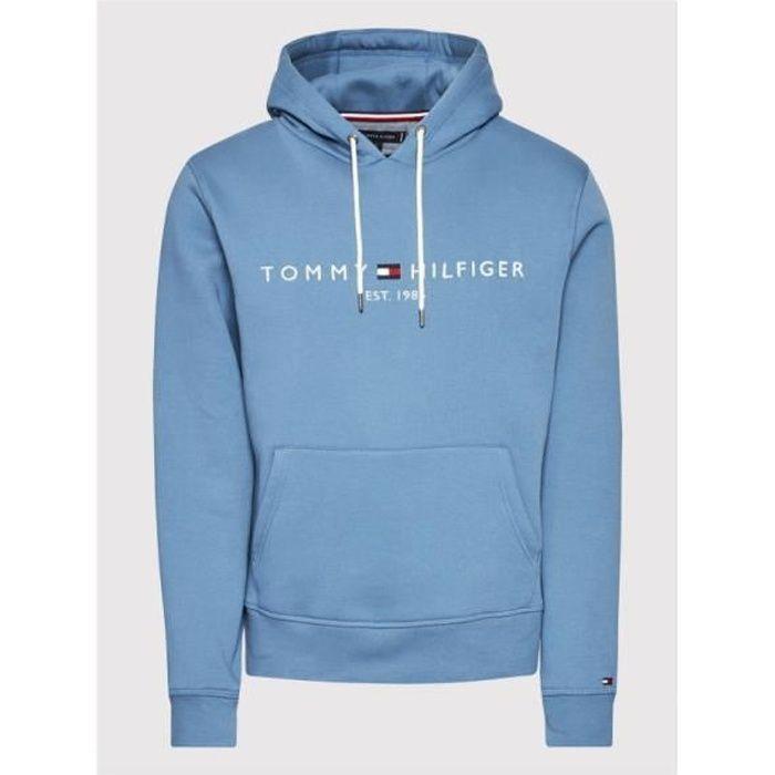 TOMMY HILFIGER - Sweat Capuche - bleu - L - Bleu - Pulls & Gilets & Sweatshirts & Vestes zippées