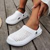 Thickened, Solid Color Unisex Clogs, Lightweight Non-Slip EVA Slides, Summer Indoor and Outdoor Beach Garden Sandals.