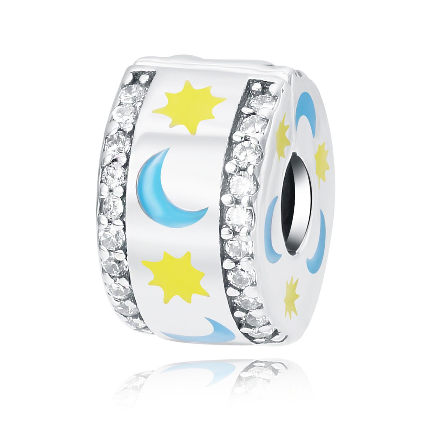 

Bead Components Copper Metal Authentic Original Luminous Stars Moon Sun Positioning Buckle Bead Components Compatible With Bracelet High Quality Fine