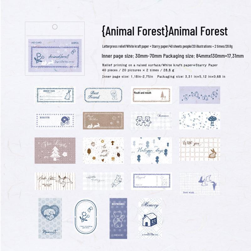 MòMò Imprint Box Series Sticky Notes - Double Pack Journal Decor