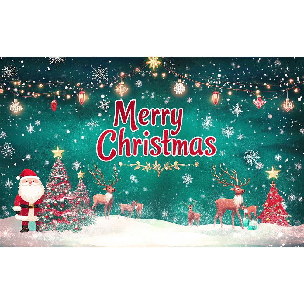 Merry Christmas Banner Christmas Home Decoraton 2025 Cristmas Party Decor Xmas Photography Background Props Happy New Year 2026