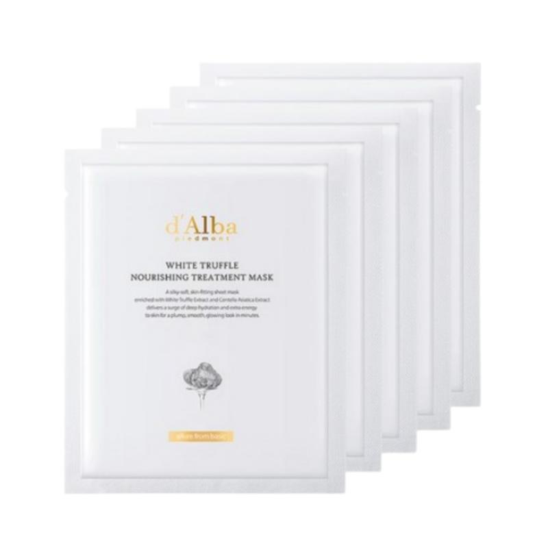 d'Alba White Truffle Nourishing Treatment Mask 25ml X 5 Sheets