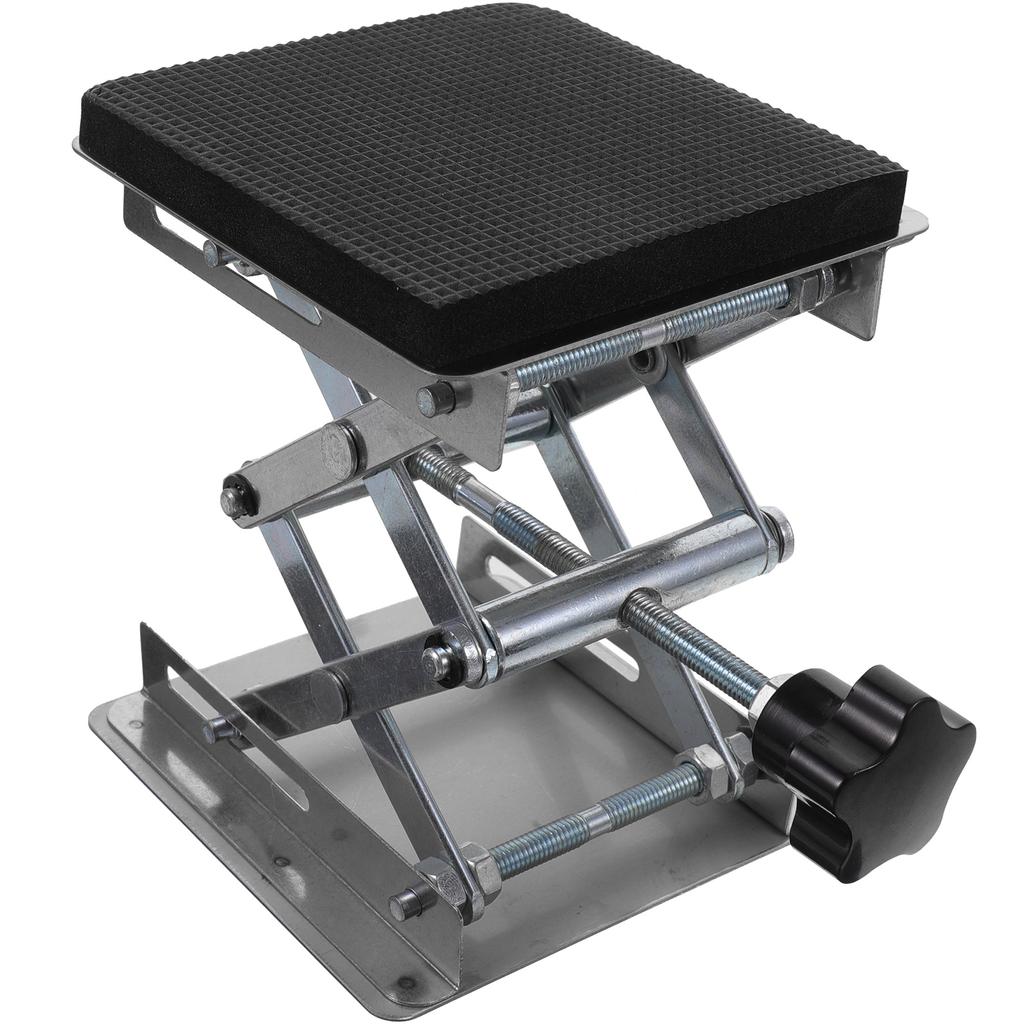 Plataforma de Macaco Tesoura de Aço Inoxidável Suporte de Laboratório Mesa de Elevação Altura Ajustável Bancada de Laboratório Ferramenta de Reparo de Carro Elevação