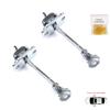 EDP1325-1 2 Pieces Front Door Hinge Stop Check Strap Limiter for Citroen C1 Peugeot 107 Toyota Aygo 2005-2014 5-Door HB B000760180