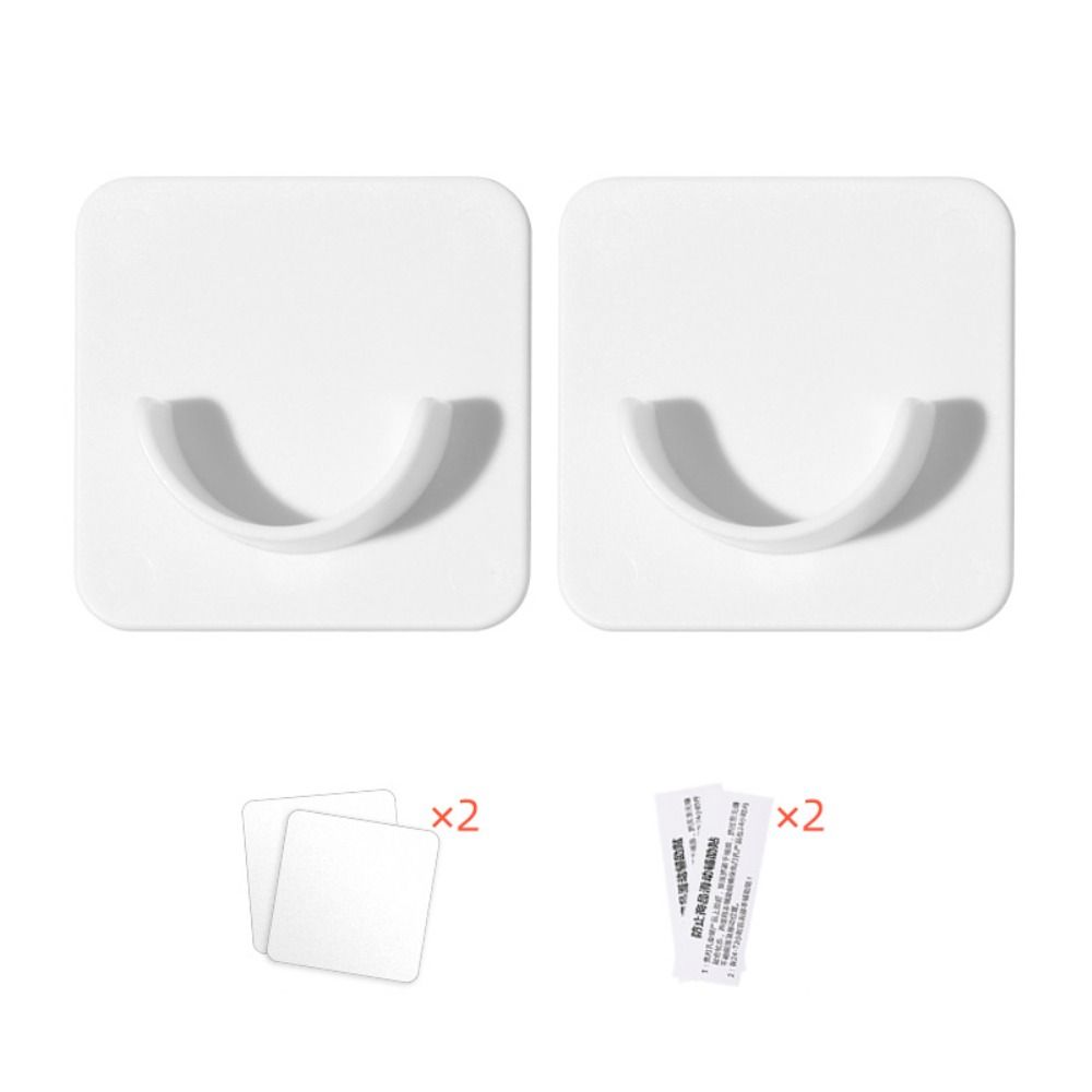 Self-adhesive Clothes Rail Bracket Rod Support Stand Curtain Rod Bracket Curtain Rod Holder