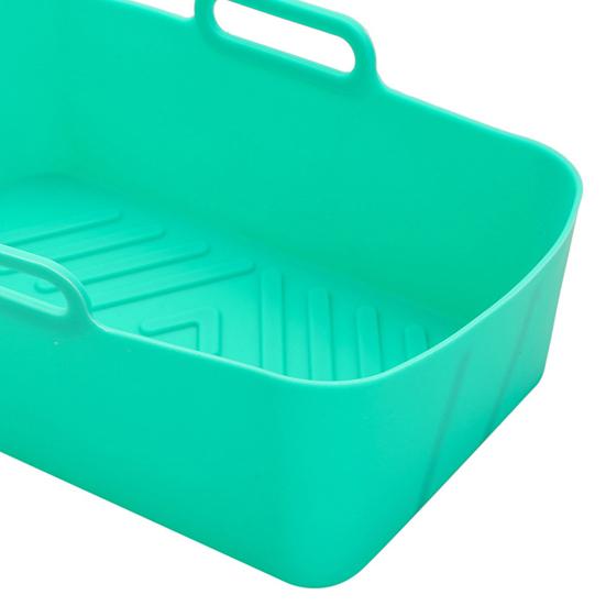 Silicone Air Fryer Liner Food Grade Non-Stick Mat Heat Resistant Reusable Baking Pan Liner Dishwasher Safe Fryer Basket Insert