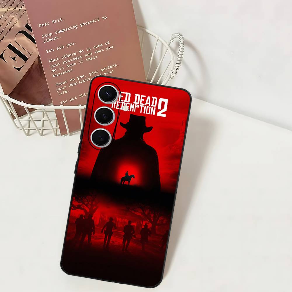 Game Red Dead R-Redemption Phone Case For Samsung S 24 Fe 25 Ultra Plus 20 Lite 21 30 22 23 24 22 Ultra 5G Fundas