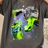 Retro Boomslang Snake Shirt, Vintage Forest Serpent Tee, Celestial Mystic Nature Art, Aesthetic 90s Reptile Tshirt, Cottagecore Snake Gift