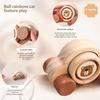 Wooden Trolley Toy Baby Montessori Finger Fine Movement Game Pine Cartoon Bear Trolley Is BPA-Free Babyroom Decoration Kid Gift