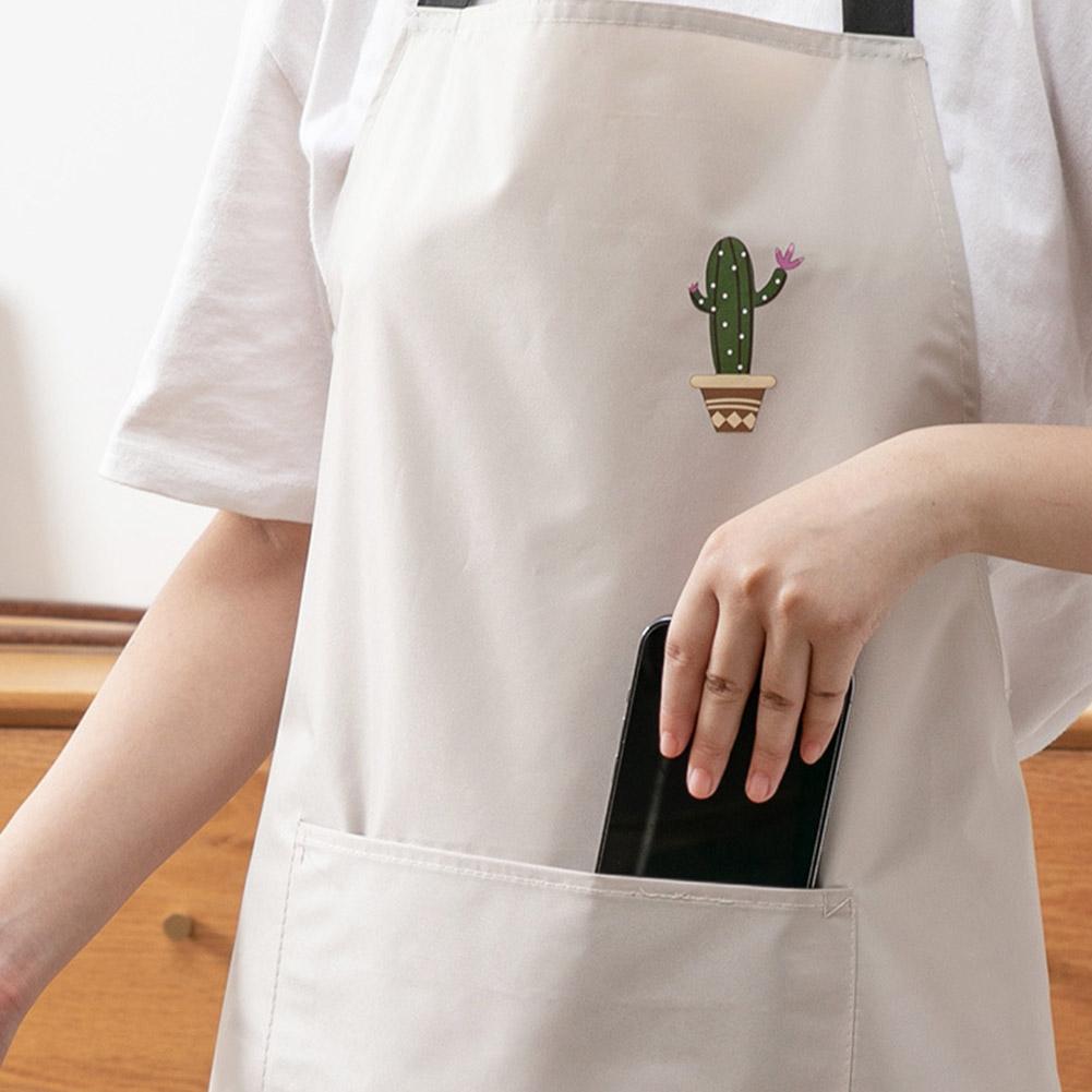 Tattoo Handmade Quality Waterproof Working Apron with Neck Straps Tools Pockets Kitchen Oil Resistant Aprons Home Apron