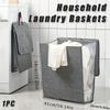 1pc New Wall Mounted Dirty Laundry Basket, Household Laundry Baskets, Clothes Storage Basket, Foldable Bathrooms